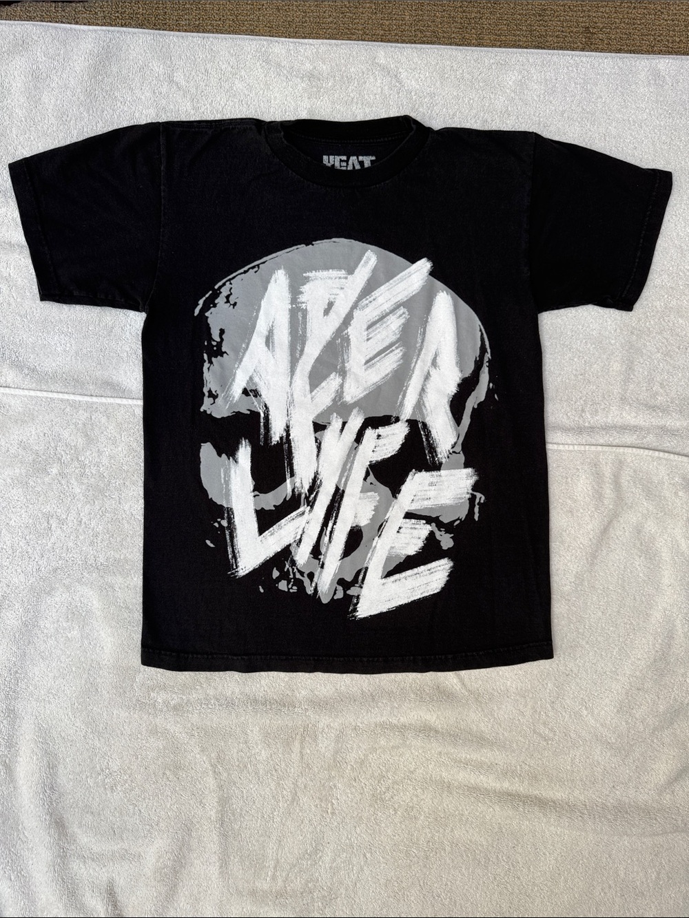 Men’s Medium Black Yeat Afterlyfe Concert Tour Tee in outstanding condition